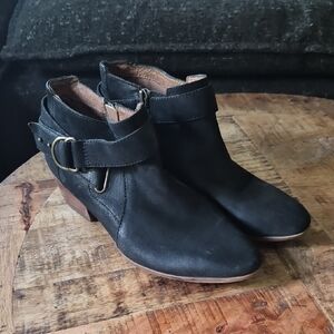 Clarks Black Ankle Boots